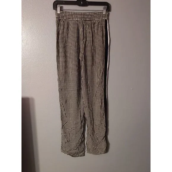Zara Geometric Print Women's Pull On Pants Size M Pockets READ - Picture 4 of 11